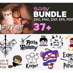 harry potter baby svg bundle - mega bundle svg, png, dxf, files for print and cricut