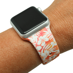 Tropical Floral Apple Watch Band