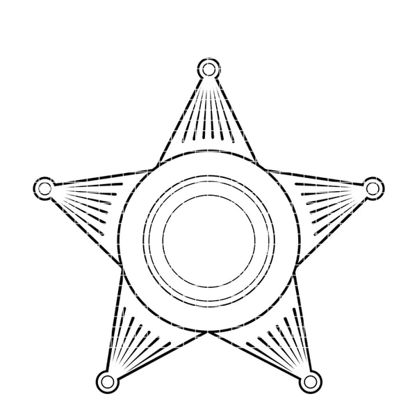 Sheriff Badge Template Free Printable