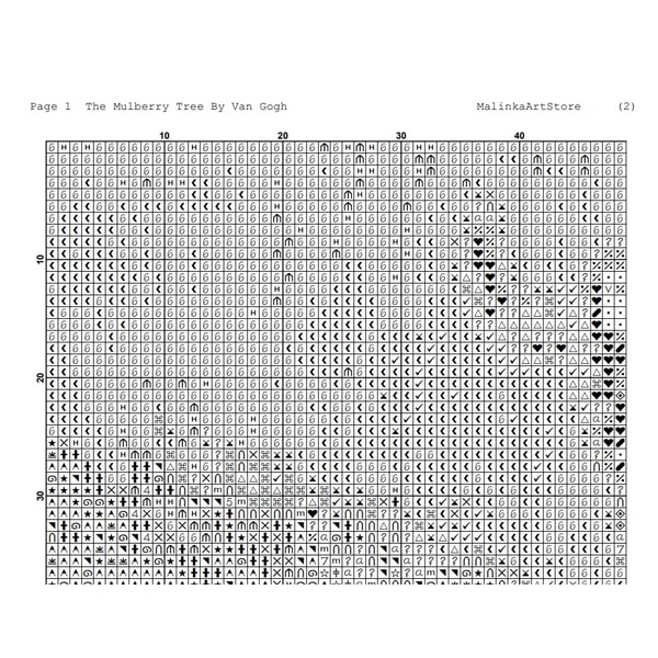 Mulberry Tree Pattern Cross Stitch Pattern,The Mulberry Tree,Instant Download,X st | Inspire ...
