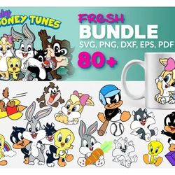 looney tunes svg - mega bundle svg, png, dxf, files for print and cricut