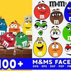 m and m's svg bundle - mega bundle svg, png, dxf, files for print and cricut