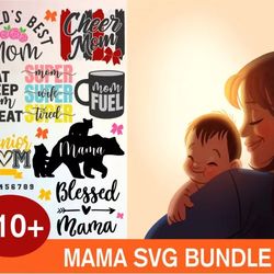mama svg bundle - mega bundle svg, png, dxf, files for print and cricut