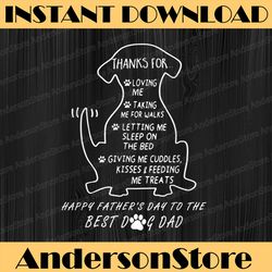 happy father's day dog dad best dad daddy father's day happy father's day png sublimation