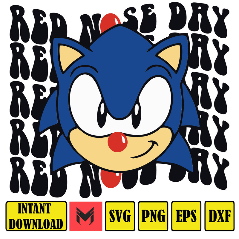 Sonic Red Nose Day SVG.jpg