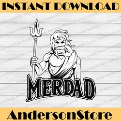 merdad security merman mermaid daddy fish father's day dad best dad daddy father's day happy father's day png