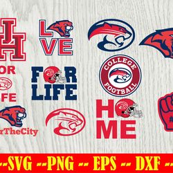 Houston Cougars Football Team svg, Houston Cougars svg, N C A A SVG, Logo bundle Instant Download