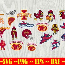 Iowa State Cyclones Football Team Svg,Iowa State Cyclones Svg,N C A A SVG, Logo bundle Instant Download