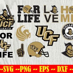 U C F Knights Football Team svg, U C F Knights svg, N C A A SVG, Logo bundle Instant Download