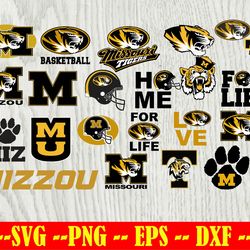 Missouri Tigers Football Team svg, Missouri Tigers svg, N C A A SVG, Logo bundle Instant Download
