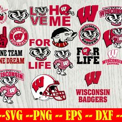 Wisconsin Badgers Football Team svg, Wisconsin Badgers svg, N C A A SVG, Logo bundle Instant Download