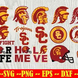 U S C Trojans Football Team svg, U S C Trojans svg, N C A A SVG, Logo bundle Instant Download