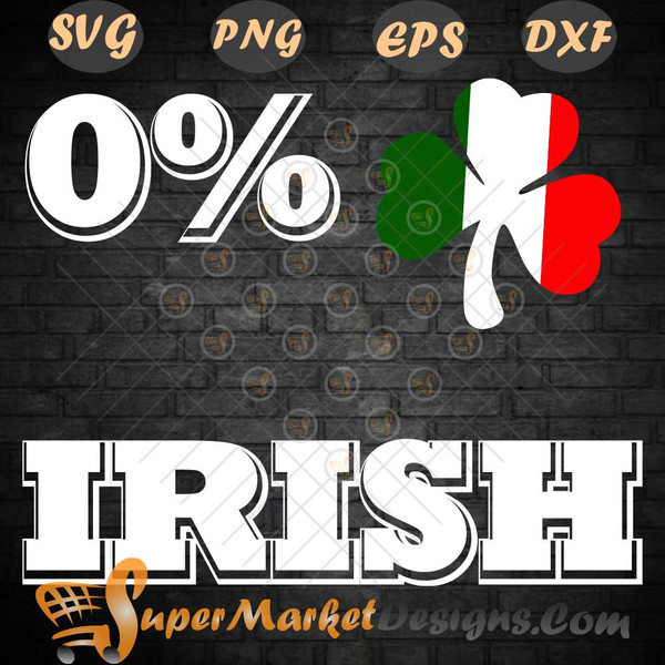 Luck Italian 0% Irish Shamrock Womens Saint Patricks Svg PNg DXf EPs.jpg