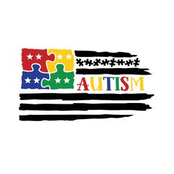 Autism USA Flag Awareness SVG Autism Quote SVG Cutting Files Design