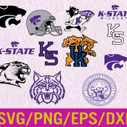 Kansas State logo, Kansas State svg, n c aa logo bundle, College Football, College basketball, Logo bundle, Instant Down