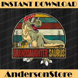 granddaughtersaurus t rex dinosaur granddaughter saurus best dad daddy father's day happy father's day png sublimation