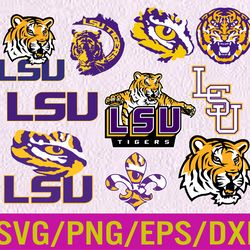 L su Tigers svg, Lsu Tigers logo bundle, n c aa logo bundle, College Football, College basketball,Logo bundle