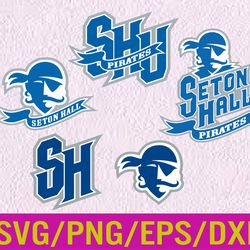 Seton Hall svg, Seton Hall logo, n c aa team, College Football, College basketball, Logo bundle, Instant Download
