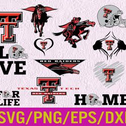 Texas Tech svg, n c aa team, n c aa logo bundle, College Football, College basketball, Instant Download