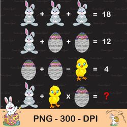 order of operations quiz funny math teacher easter sublimation, happy easter png, cute easter png, easter png, bunny png