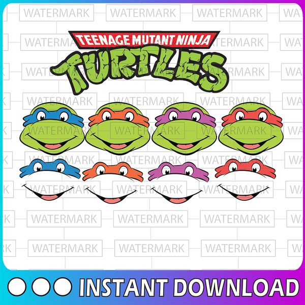 Ninja Turtles svg, 16 Ninja Turtles Cricut files, Birthday, - Inspire