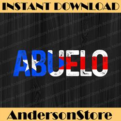abuelo puerto rico flag puerto rican pride father's day best dad daddy father's day happy father's day png sublimation