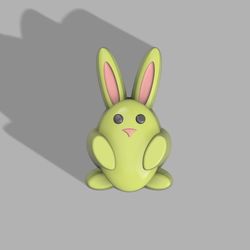 Easter bunny STL file