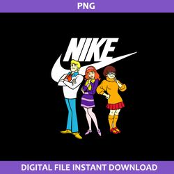 scooby doo nike png, scooby doo swoosh png, nike logo png, scooby doo png digital file