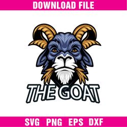 goat logo, goat, the goat, yellow logo, sports logos, fashion brand png - digital file download