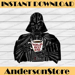 star wars father's day vader world's best dad best dad daddy father's day happy father's day png sublimation