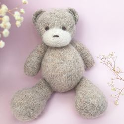 Bear, handmade toy, newborn photo props, teddy bear