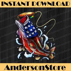 bass fishing fish angler dad father's day american flag best dad daddy father's day happy father's day png sublimation