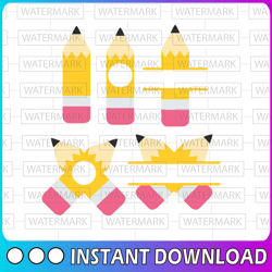 school pen bundle svg, pen svg,pen clipart,pen vector,pen silhouette,pen cricut,pen dxf