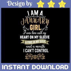 january woman, svg cut file, instant download, i am january girl svg,