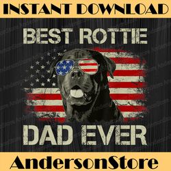 best rottie dad ever  rottweiler american flag best dad daddy father's day happy father's day png sublimation