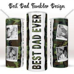 Photo Tumbler Sublimation designs, Skinny Tumbler 20oz wrap, PNG, instant digital download