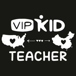 VIPKid Teacher Svg, Trending Svg, VIPKid Svg, Teacher Svg, Education Svg, America Svg, China Svg, American Kids Svg, Chi