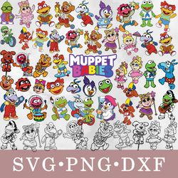 Muppet babies svg, Muppet babies bundle svg, png, dxf, svg files for cricut, movie svg, clipart