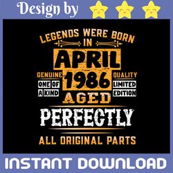 legend born in april 1986 36th birthday png, 36th april birthday, born 1986 png, legends born in april