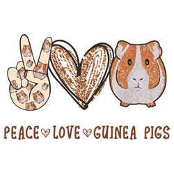 Peace Love Guinea Pigs Svg, Trending Svg, Peace Svg, Love Svg, Guinea Pigs Svg, Heart Svg, V Sign Svg, Mouse Svg, Rat Sv