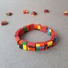 Polymer Ccay jewelry tutorial-Bracelet Multi colored beads friend.jpg