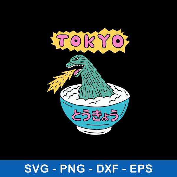 Tokyo Godzilla Svg, Tokyo Svg, Godzilla Svg, Png Dxf Eps File.jpeg