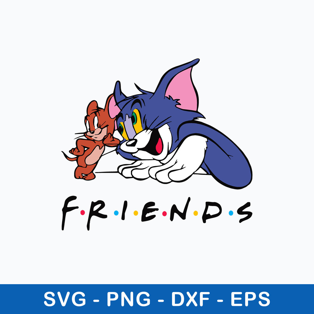 Tom And Jery Friends Svg, Tom Svg, Fery Svg, Png Dxf Eps File.jpeg
