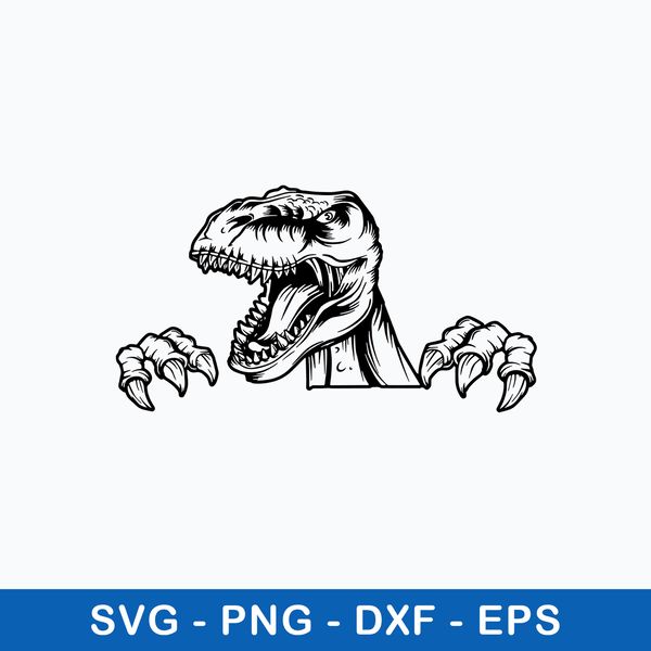 Tyrannosaurus Rex Dinosaur Svg, Png Dxf Eps File.jpeg