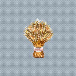 harvest cross stitch pattern, summer cross stitch pattern, small cross stitch pattern in pdf
