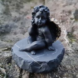 Figurine Shungite Karelia "Pensive Angel"