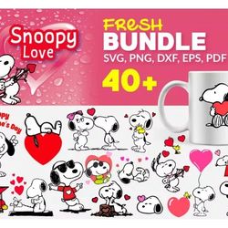snoopy svg bundle - mega bundle svg, png, dxf, files for print and cricut