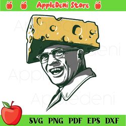 Cheesehead Vince Green Bay Packers Svg, Sport Svg, Wisconsin Badgers Svg, Vince Lombardi Svg
