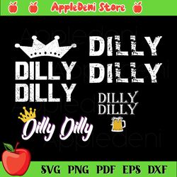 Dilly Dilly Bundle Svg, Sport Svg, Trending Svg, Beer Svg, Crown Svg, Dilly Dilly Logo Svg, Dallas Cowboys Svg, Sport Lo