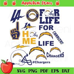 Los Angerles Chargers Logo Team Svg, Sport Svg, Sport Logo Team Svg, Football Logo Team Svg, Football Logo Design Svg, L